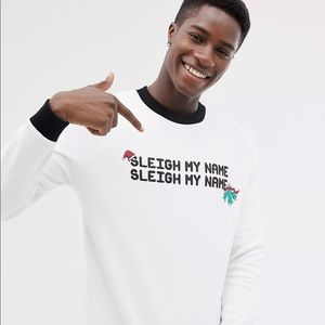 ASOS Sleigh My Name Christmas Holiday Sweater